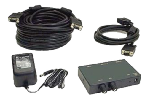 VGA Cable, Line AMP Extension Solution 110/120v, 50 ft