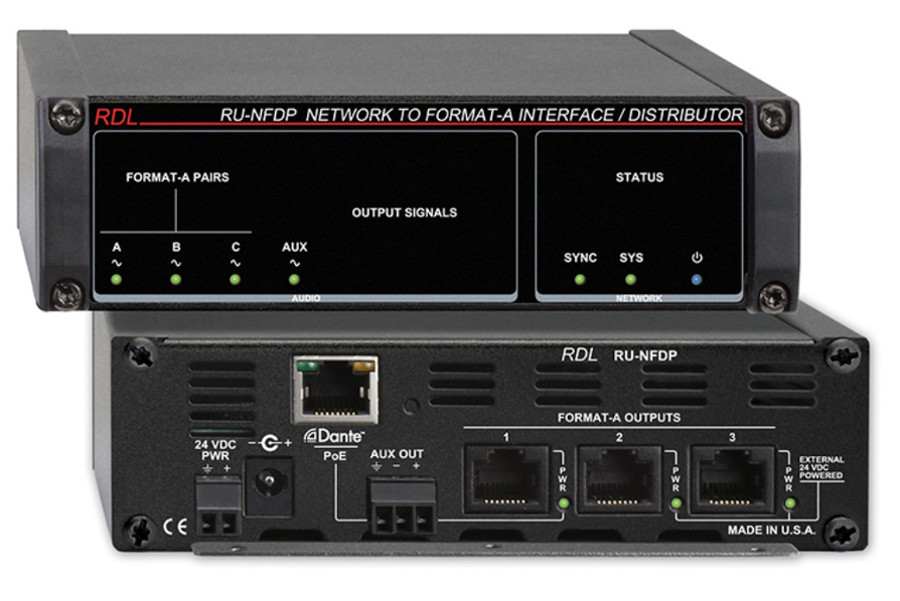 Network to Format-A Interface/Distributor, With PoE