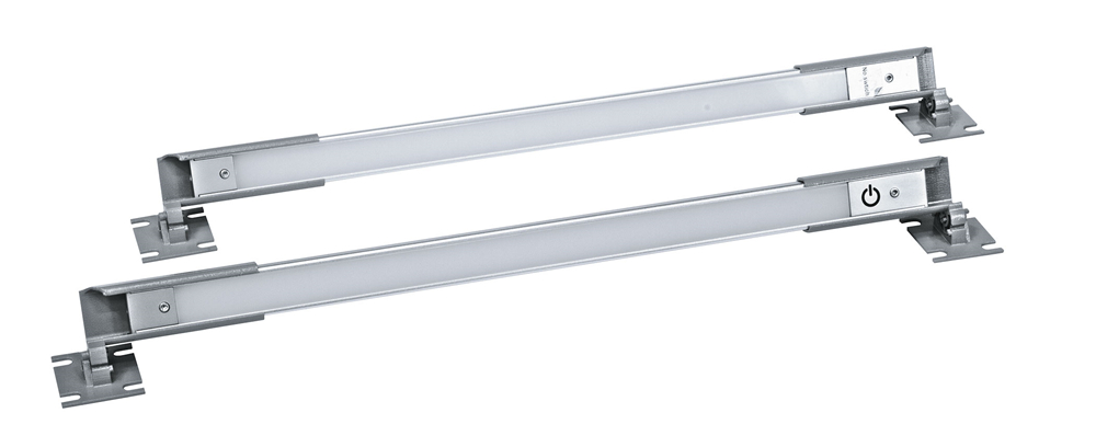 (2) Rackmount LED Work Lights with Interconnect Cable