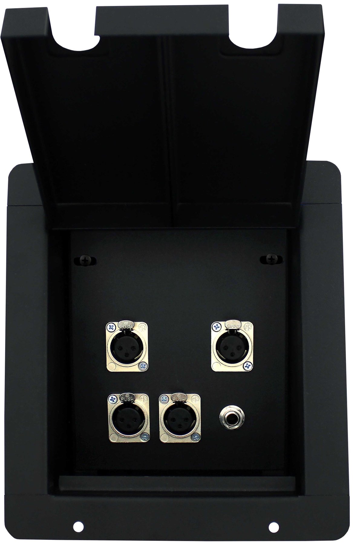 Pro Co Sound Pocket with 4-XLRF and 1-TS Connectors