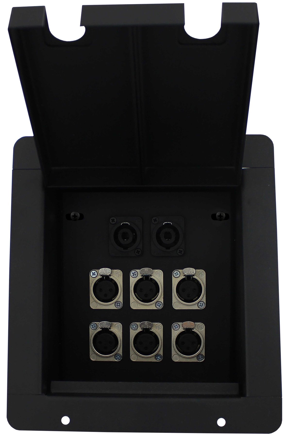 Sound Pocket with 6-XLRF and 2-NL4 Connectors