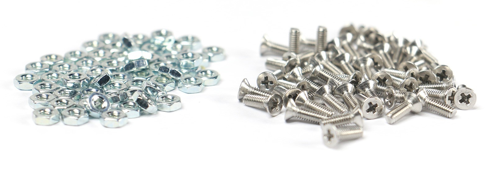 Pack 50 screws & nuts for D-Series Connectors