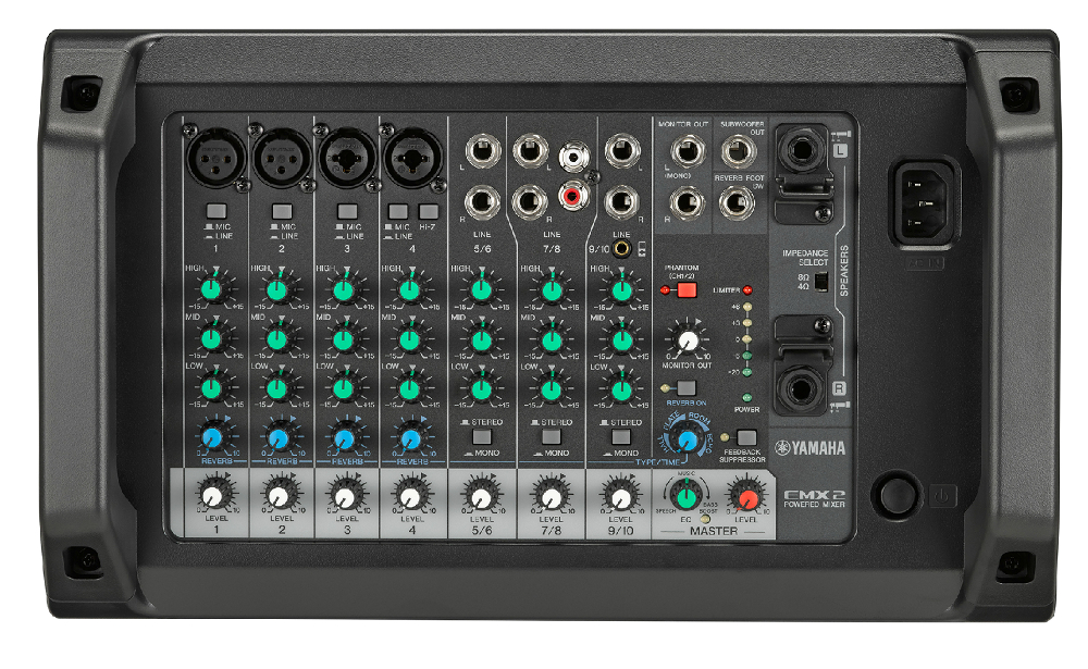 Powered Mixer and Amplifier