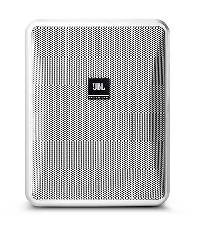 Compact Indoor/Outdoor, Background/Foreground Low impedance Speaker, White, Sold In Pairs