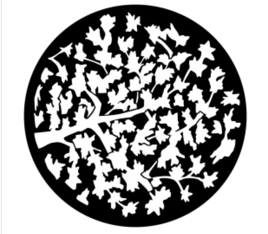Leaves with Limb Steel Gobo