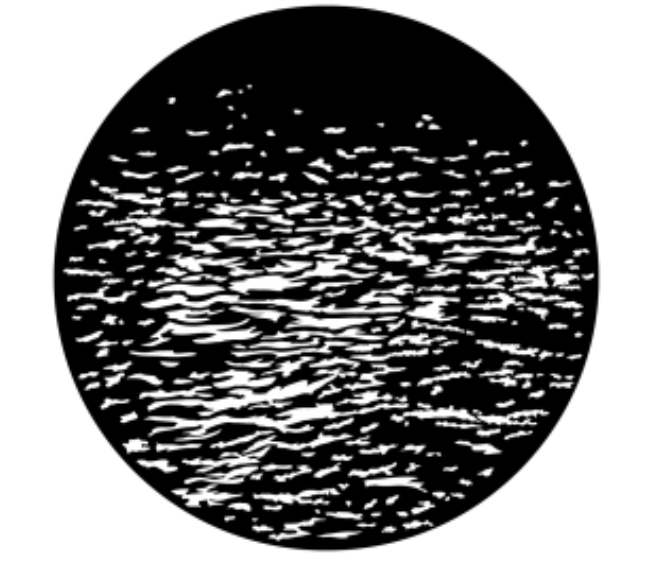 Water Shimmering Steel Gobo
