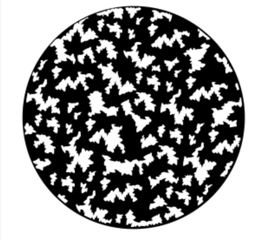 Rough Foliage Steel Gobo