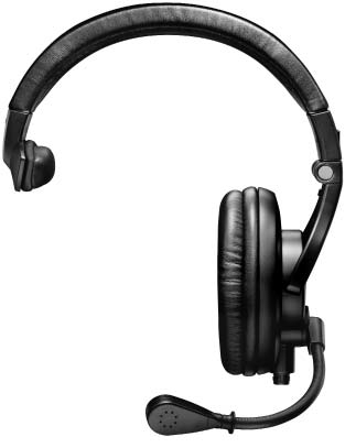 Single-Sided Broadcast Headset, Without Cable