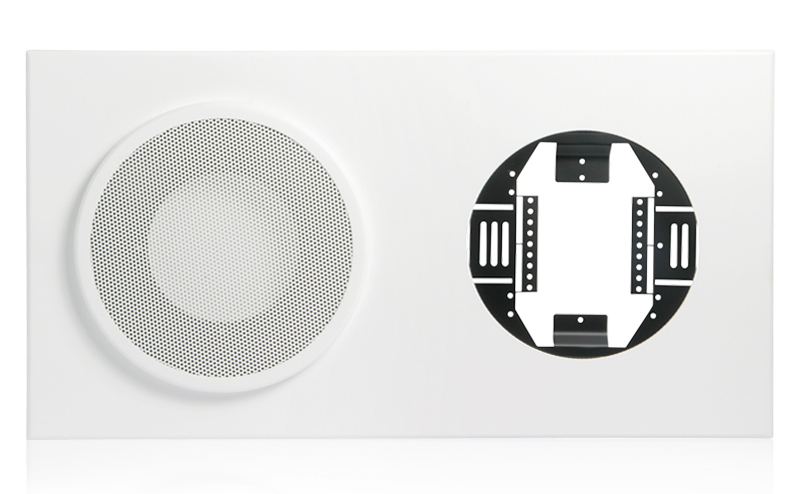 Baffle for 8 inch Speaker and 12 inch Analog Clock