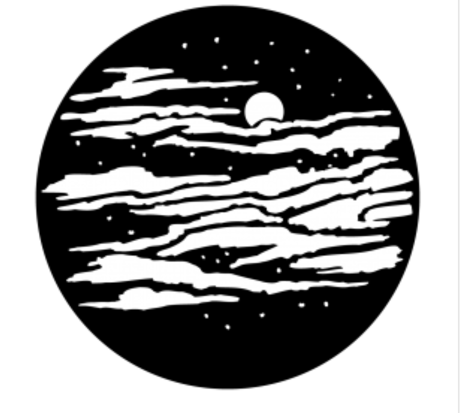 Clouds-Night Sky Steel Gobo