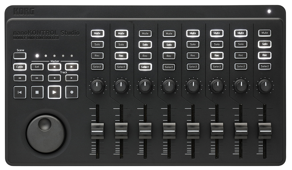 8-Fader DAW Controller with USB and Bluetooth
