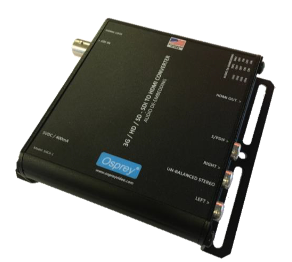 3G SDI to HDMI Converter with Audio De-Embedding