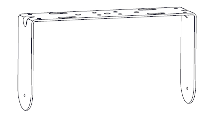 Weather-Resistant U-bracket For IC6-1062, Grey