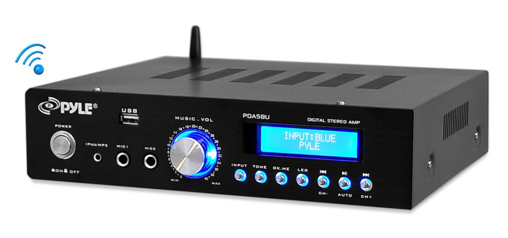 Bluetooth Stereo Amplifier, 200 Watt