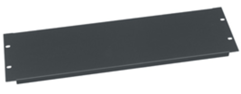 3 space Economy Steel Rack Panel in Black