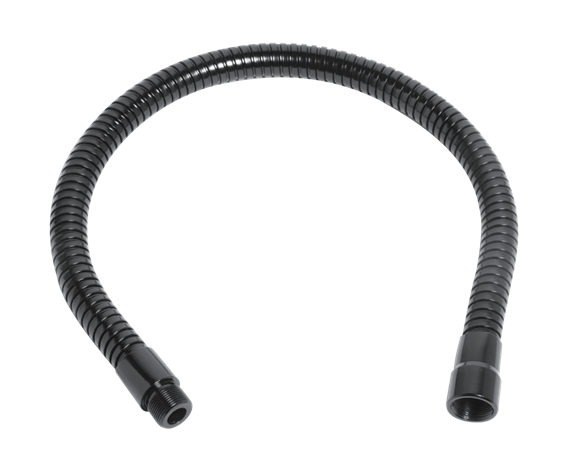 19" Flexible Gooseneck Extension in Ebony Finish