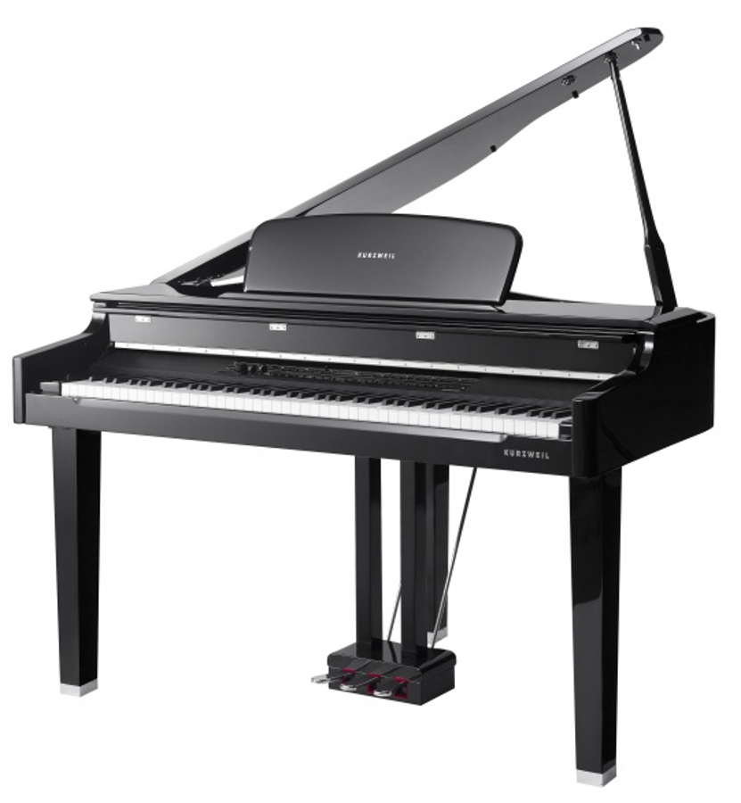 Mini-Grand Digital Piano, Black Polish
