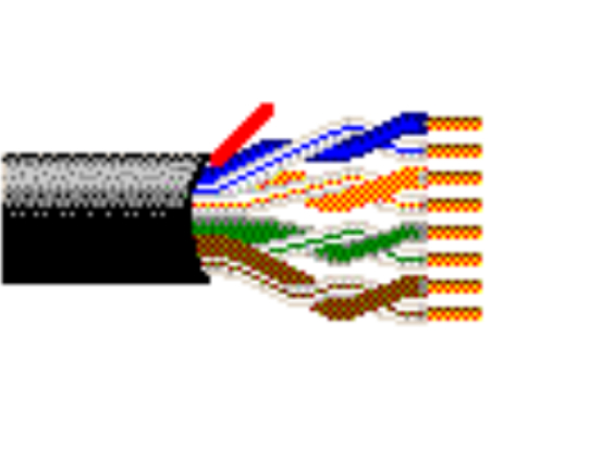 Wire Cat5 24awg 4pr 1000ft GRY