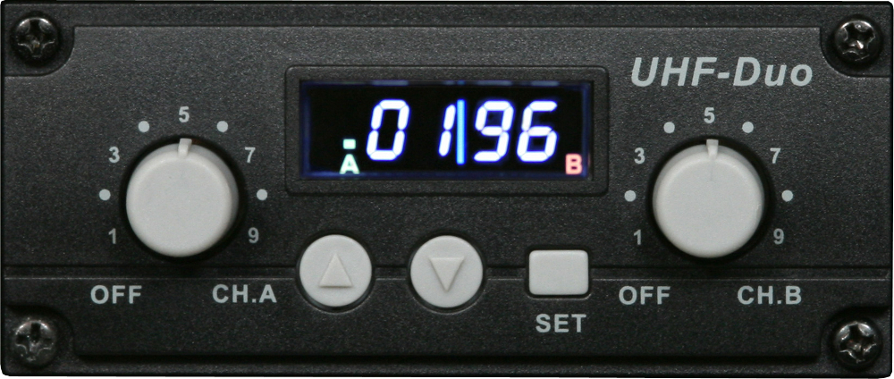 DUAL UHF RECEIVER FOR TV8/10