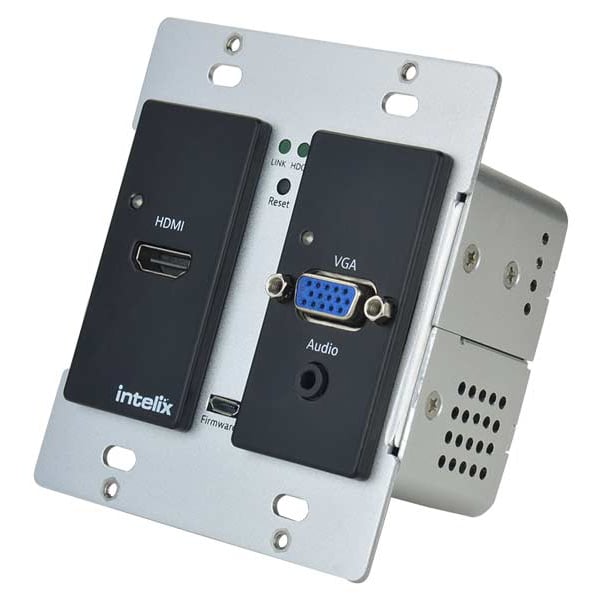 HDMI/VGA Auto-Switching Wallplate with VGA Scaling, HDBaseT Output