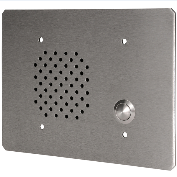 3-Gang Stainless Steel In-Wall Call-In Station with 8 Ohm Voice Coil