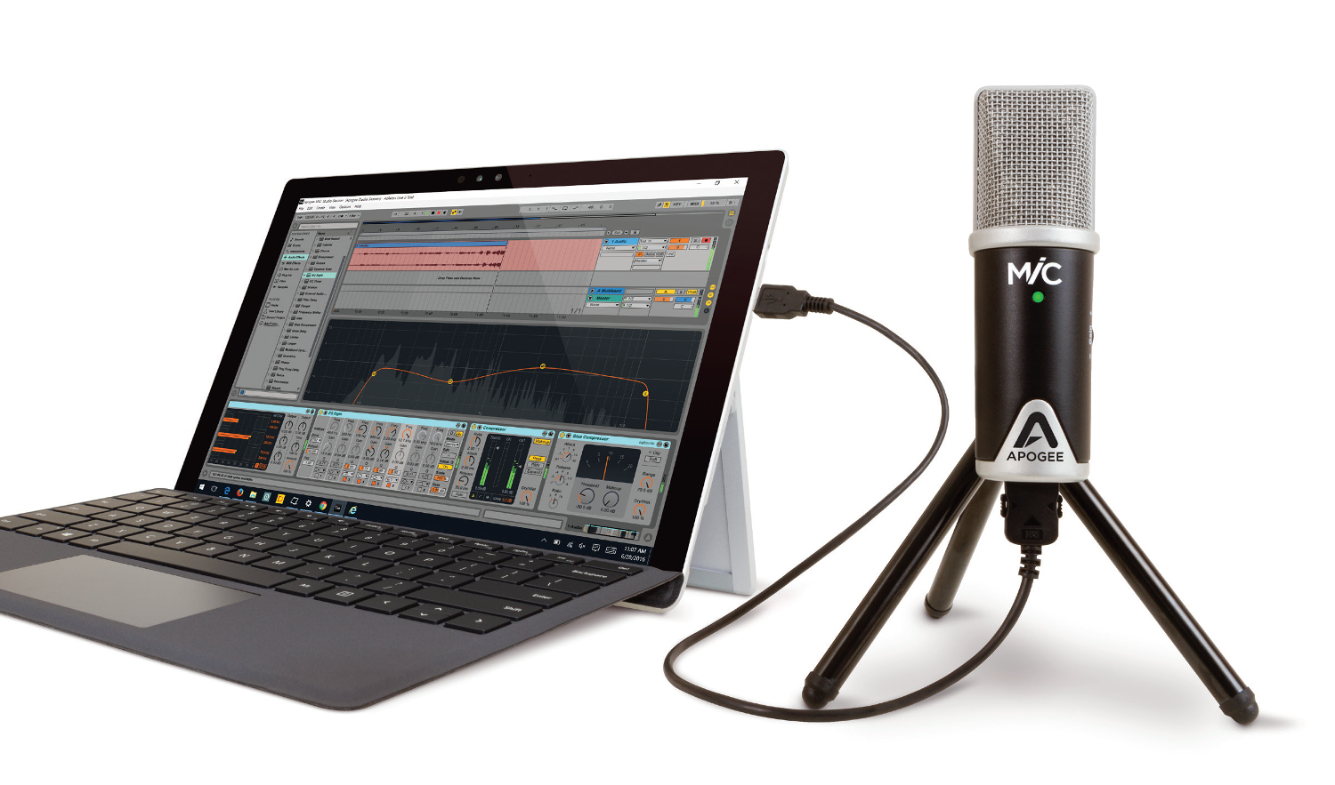 96kHz 24-bit Portable USB Microphone for Mac & Windows