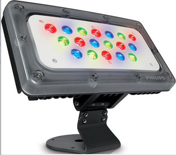 Vaya Flood RGB with 15° Beam, 100-240V, UL Listed