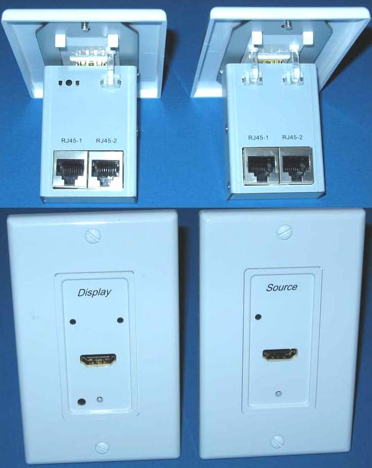 Digitalinx Twin Category Cable HDMI 1.4 Wall Plate Transmitter