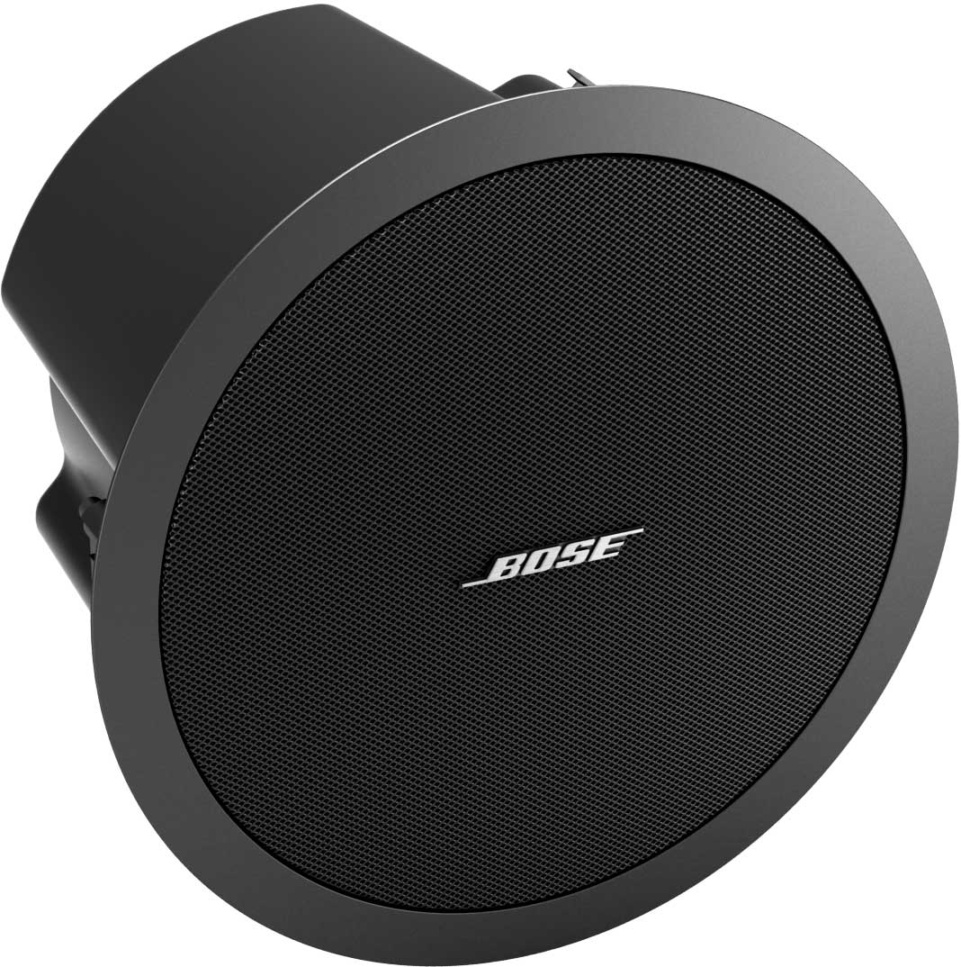 5.25" 100W @ 8 Ohms Black FreeSpace Ceiling Loudspeaker, Multi-Tap Transformer,
