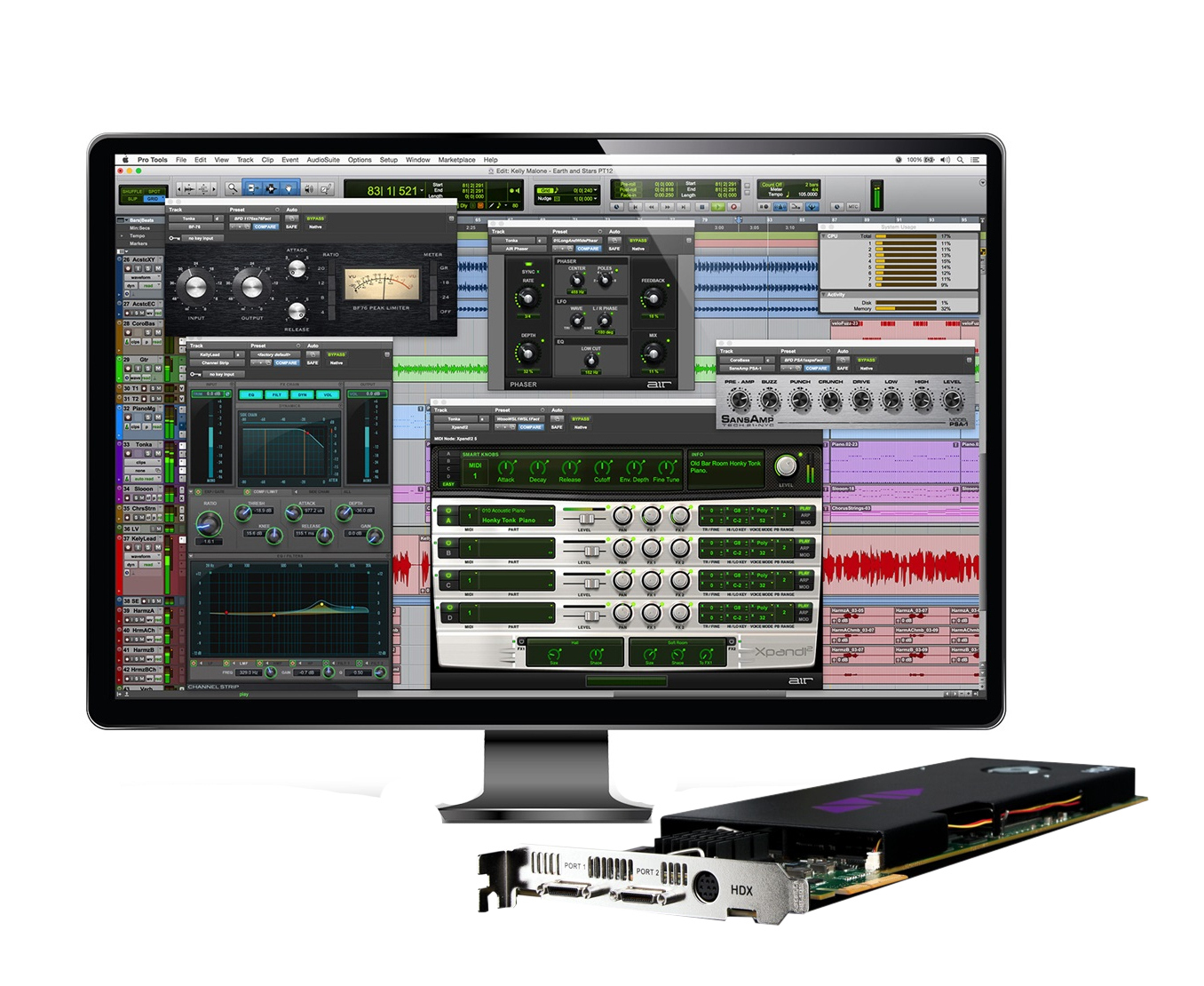 HDX Core Card with Pro Tools HD Software