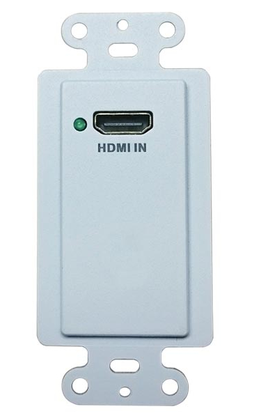 HDMI Single Gang Wallplate HDBT Transmitter with PoH