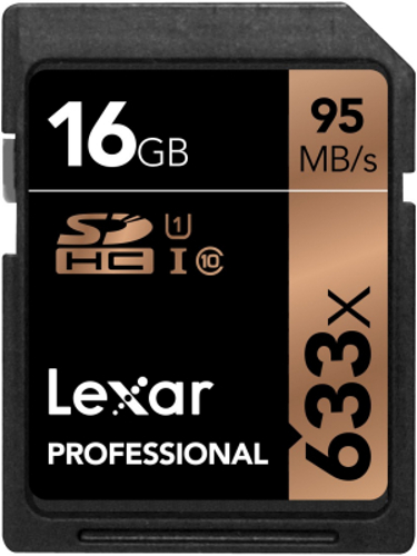3-Way 16GB SDHC Memory Card, 95MB/s