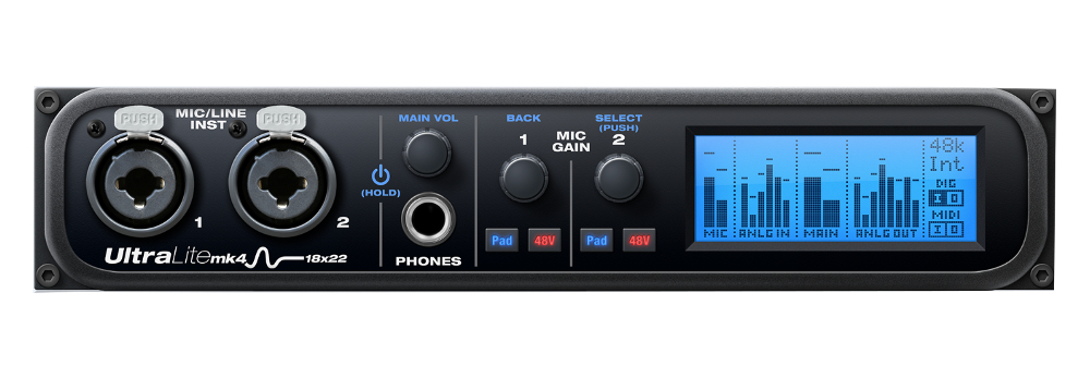 18x22 USB Audio Interface with DSP, Mixing and Effects