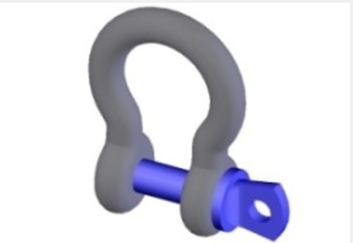 5/16" SPA Shackle, Black