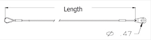 18" Safety Cable