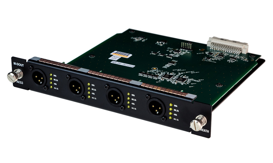 dLive 8-Channel AES/3 Digital Input Module for DX-32
