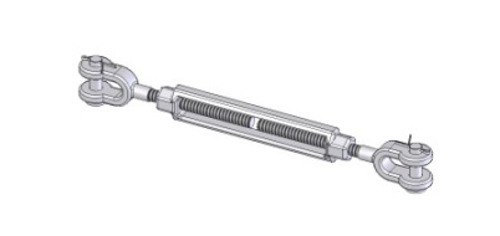 1/4"x4" Jaw to Jaw Turnbuckle