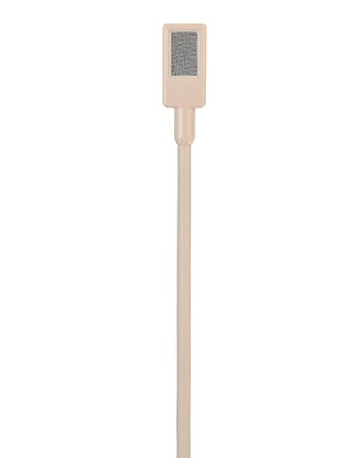 Lavalier Microphone for Wireless, Omnidirectional, Shelved High Frequency Response, Light Beige, TA4F Connector for all Shure with TA4F