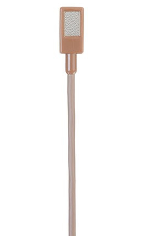 Lavalier Microphone for Wireless, Omnidirectional, Flat Frequency Response, Cocoa, TA4F Connector for all Shure with TA4F (Tiny QG)