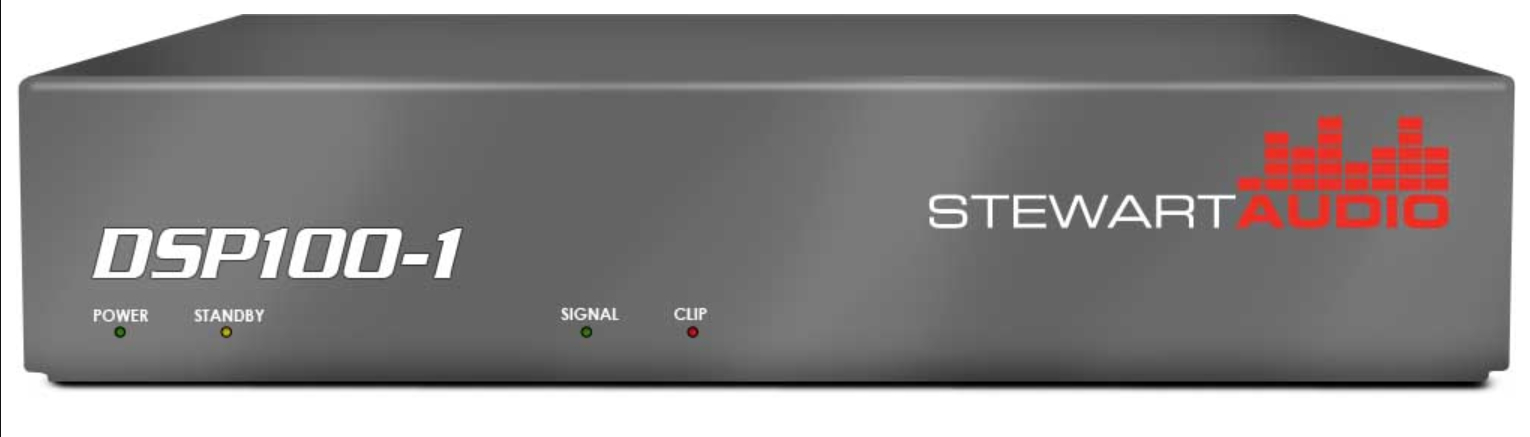 DSP Processor 100w 70v/100v, 2 Dante Channels In