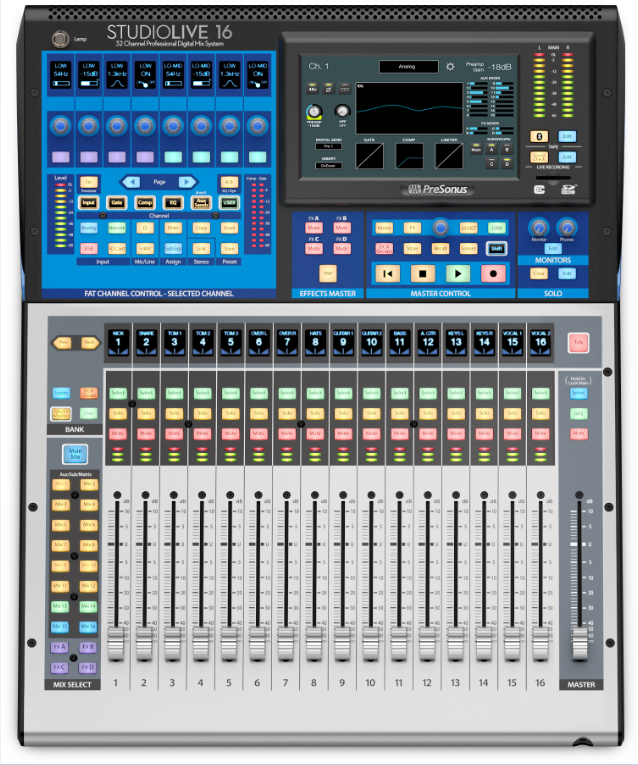 16-Channel Digital Console/Recorder