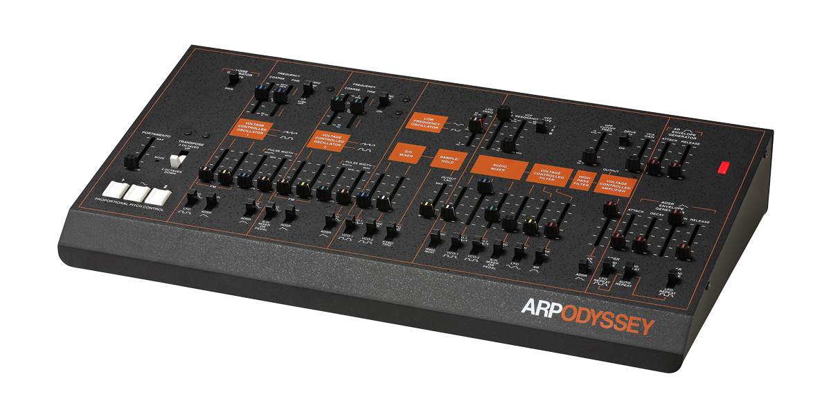 Rev3 Duophonic Synthesizer - Black and Orange