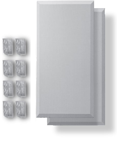 (2) 24" x 48" Corner Bass Traps with Corner Impalers