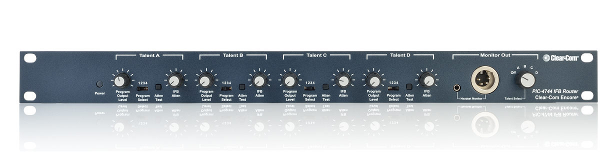 Encore IFB Controller Router for 4 Talent Position Outputs