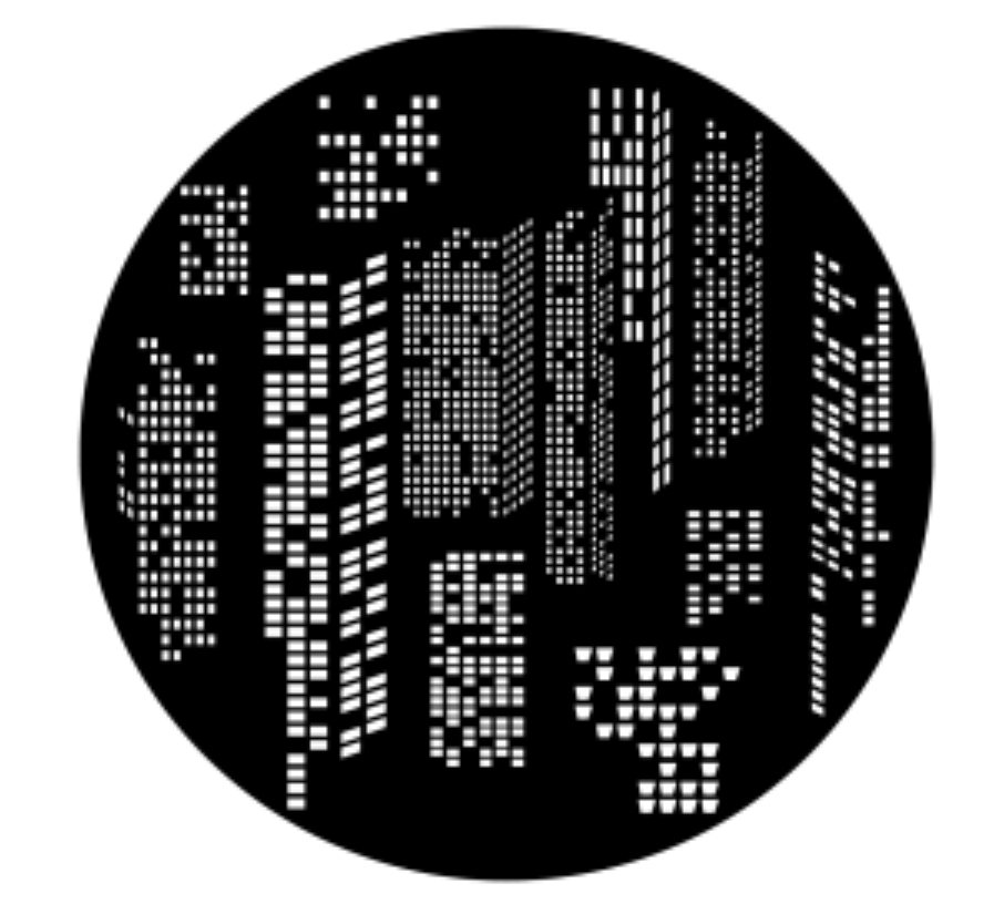 Night Lights 5 Steel Gobo