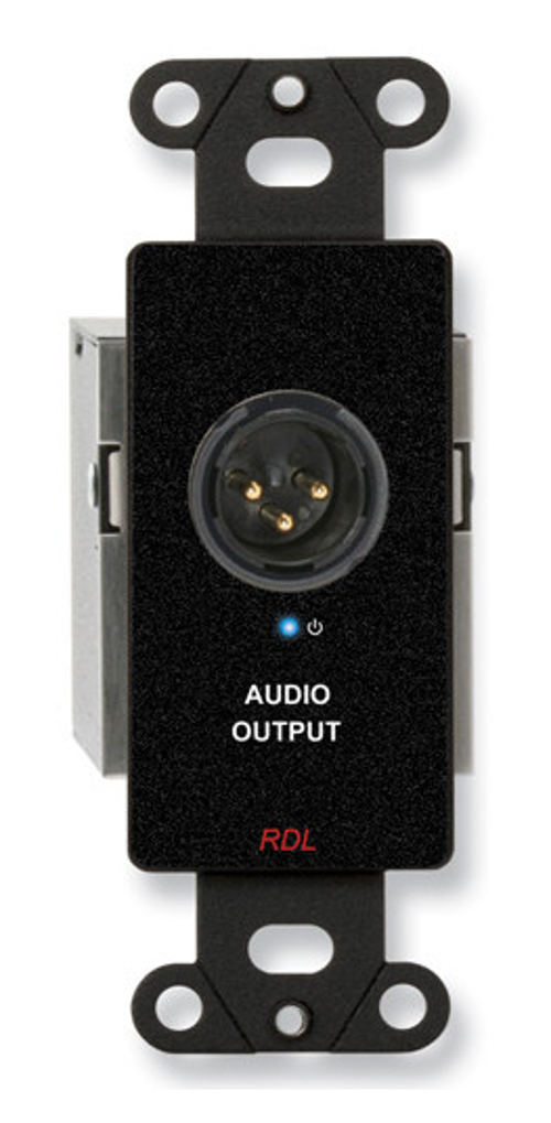 Active Single Pair Receiver - Twisted Pair Format-A - XLR Mic/Line Output