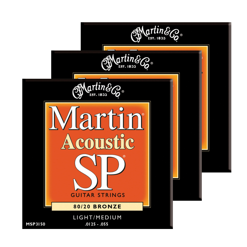 Light/Medium SP 80/20 Acoustic Guitar Strings