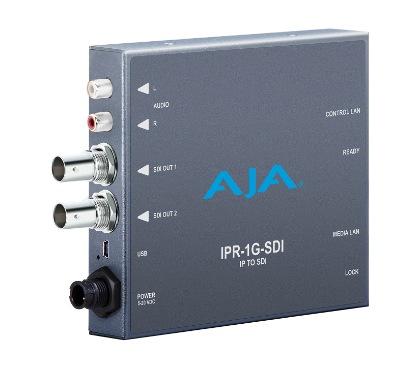 JPEG 2000 IP Video & Audio 3G-SDI Mini Converter