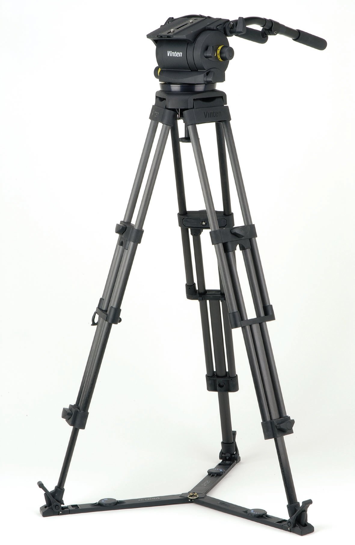 Vision 250 System with 2-Stage Carbon Fibre Pozi-Loc Tripod, 2 Pan Bars, Ground Spreader and Soft Case