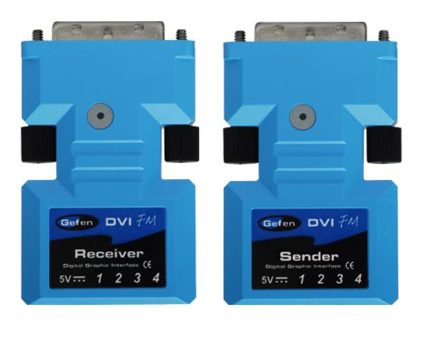 DVI Extender Via Fiber Optics